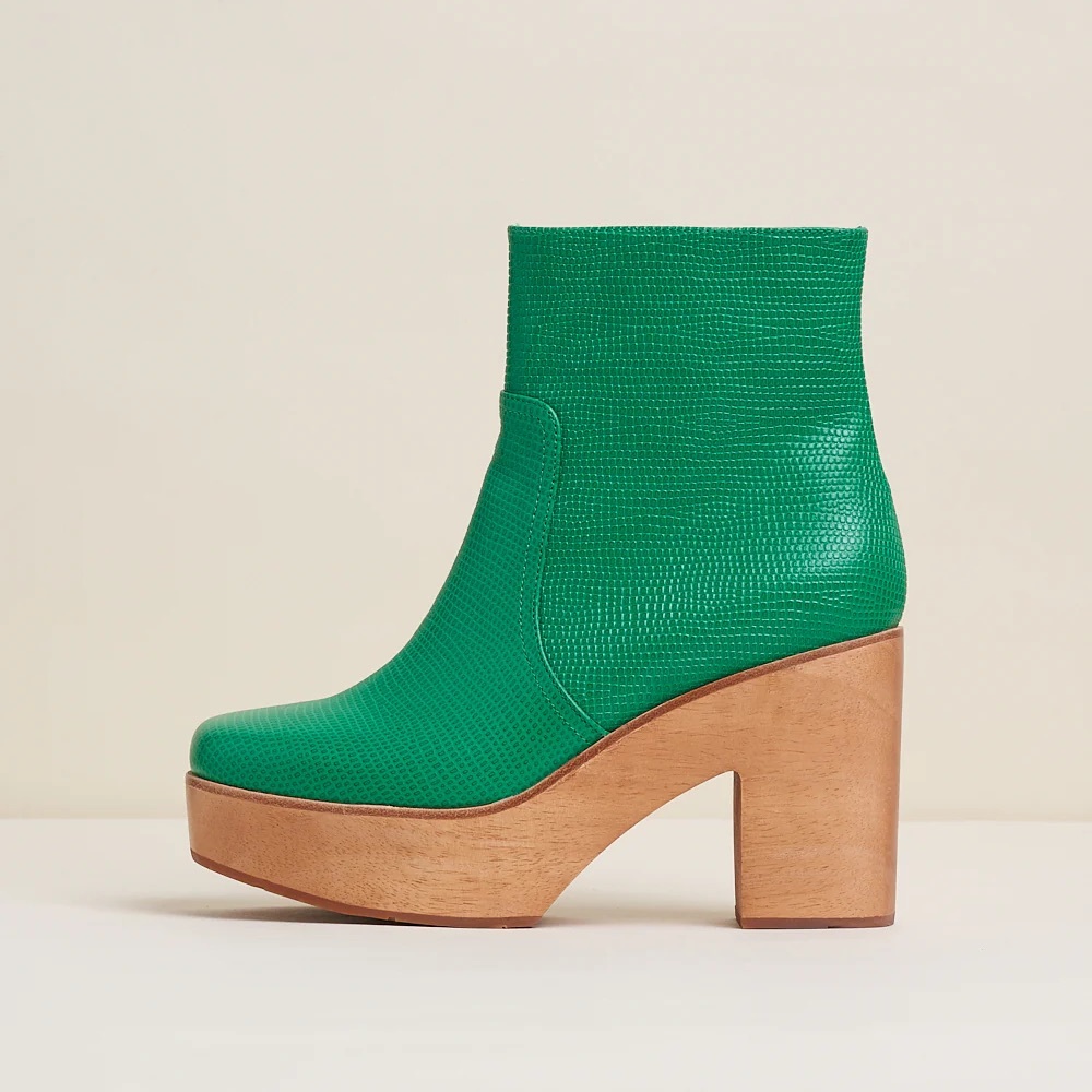 ISO Charlotte Stone Paz boot in Kite green